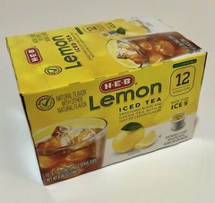 (1) Box HEB K-Cup Pods Lemon Iced Tea 12 Cups Per Box Keurig 2.0 H-E-B Texas