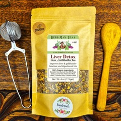 LIVER TEA – effective liver-detoxing blend; lowers blood fat; clears gallstones