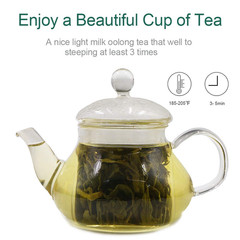 Milk Oolong Tea – Loose Leaf – Taiwan High Mountain Jin Xuan – Naturally Milky &