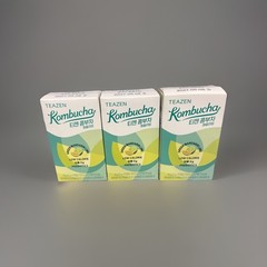 Teazen Kombucha Green Mandarin Lime Flavor Powder Stick 5g 3 Packs Total 30stick