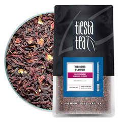 – Dried Hibiscus, Loose Leaf, Cut & Sifted Hibiscus Flower, Premium Blend, Non-C