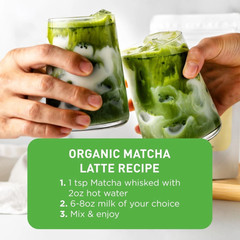 Aiya Certified Organic Culinary Grade Matcha Green Tea Powder, 100 g, LOT OF 2