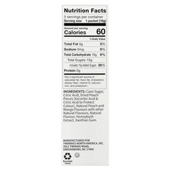 Refreshers, Herbal Tea Instant Beverage, Peach Mango, Caffeine Free, 5 Packets,