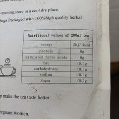 Dandelion Wolfberry Tea Bags, Organic Kidneys & Liver Tea 120g/Pack Exp 05/27