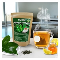 Organic Soursop Guanabana Graviola 100% Pure Leaf -30 tea bags