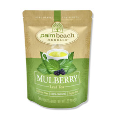 Mulberry Leaf Tea by Palm Beach Herbals | 30ct, Caffeine-Free