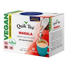 Instant Unsweetened Masala Chai Tea Latte – 10 Count, classic latte with aut…