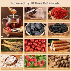 Ginseng Ten Treasures Kidney Tea,Traditional Chinese 25 Count (Pack of 1)