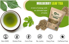 Mulberry Leaf Tea 8 Oz, Dried Crushed Leaves, Best Caffeine Free Tea – Way4Organ