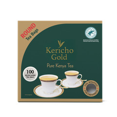KENYA KERICHO 100 UNIT ROUND TEA BAGS (PACK OF 10 BOX)