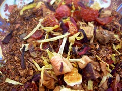 Tea South African Red Rooibos With Cranberry Apple and Orange Tisane Fruit Blend