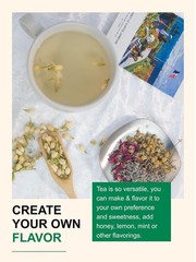 3.5oz Caffeine-Free Jasmine Tea Buds – Perfect for Baking & Herbal Teas