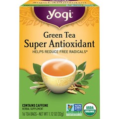 Yogi Tea – Green Tea Super Antioxidant (4 Pack) Caffeine – 64 Organic Tea Bags