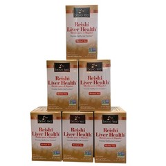 Bravo Tea Reishi Liver Health Herbal Tea Caffeine Free 20 ct 6 Boxes BB 06/2028