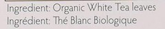 Prince of Peace® Organic White Tea 100ct Assorted Sizes