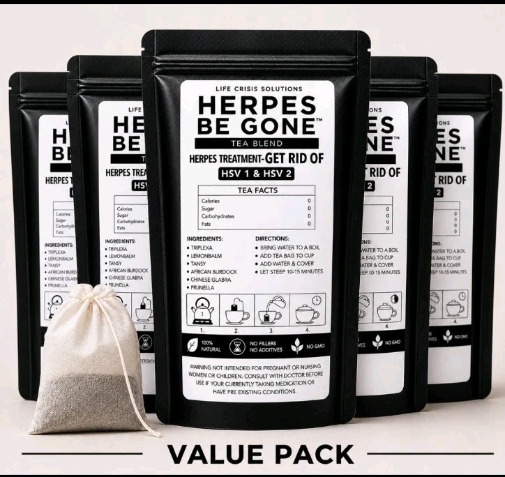 DR. SEBI MAXIMUM STRENGTH ADVANCED 4 PACK 100% NATURAL HERPES BE GONE TEA
