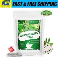 Soursop Tea Bags 100% Natural Graviola Leaves, Hoja Guanabana Tea, Caffeine Free