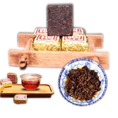 1Pc/Cup Mini Brick Tea Ripe Puerh Tea Yunnan Bulk Bohai Square Puer Tea 50g-500g