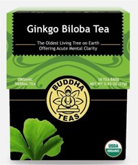 Buddha Teas Organic Ginkgo Biloba Tea – Kosher – Organic – Caffeine Free 18 bags