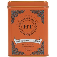 Harney & Sons Caffeinated Hot Cinnamon Sunset Black Tea 20 Count (Pack of 1)