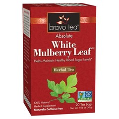 6 PACK Bravo Herbal Tea Absolute White Mulberry Leaf Blood Sugar Levels NO GMO