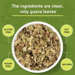 120 Guava Tea Bags, Pure Guava Leaf Tea, Herbal Tea