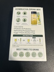 teazen kombucha Pineapple 10 Packets