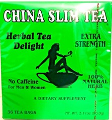China Slim Tea Herbal Dieter’s Delight – Extra Strength (36 Tea Bags) 3.17 oz