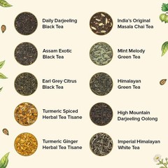 Top 10 Favourites Tea Sampler Set | Loose Leaf Tea (50+ Cups) | Tea Variety P…
