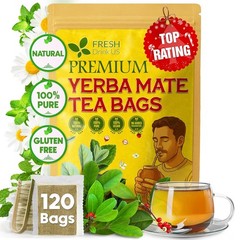 , Yerba Mate Tea Bags | 120 Tea Bags | Traditional South American Herbal Tea …