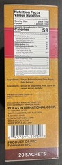 Pocas Instant Honey Ginger Tea + Turmeric – 20/40 Tea bags – Real Honey Ginger