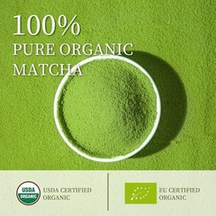 2 Pack Japanese Matcha Powder 60g – Ceremonial Grade – 100% Organic Pure Premium