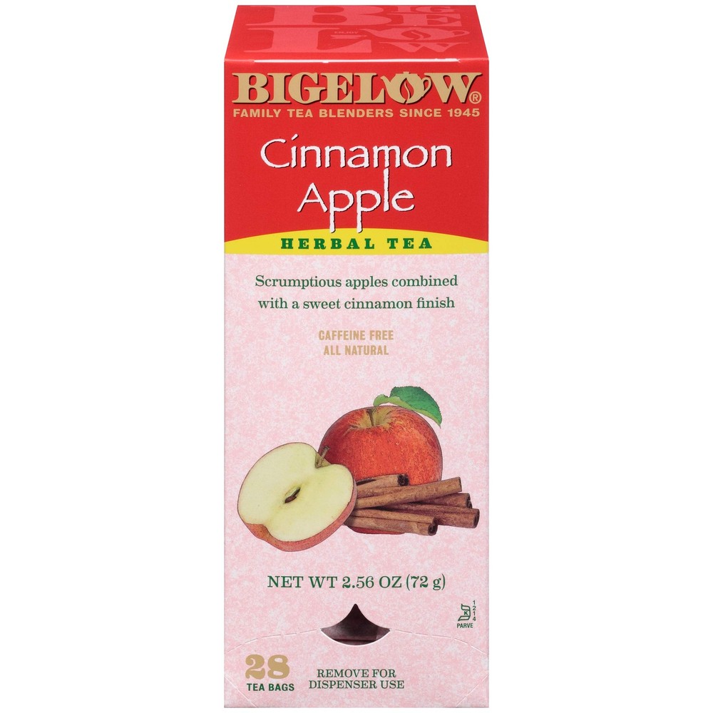 Bigelow Autumn Delight Apple Tea 28 Count Herbal Tisane Individually Wrapped