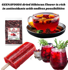 Dried Hibiscus Flowers _ 1Lb Whole Petals, Flor De Jamaica- by in Resealable Ba