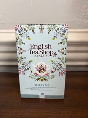 English Tea Shop Organic Sleepy Me – Box of 20 Paper Tea bag sachets Exp 11/2026