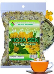 Hoja de Sen Té (Senna Leaf Tea Natural) Net Wt. 4 oz (113g) – 100% Natural,Vegan