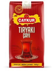 ÇAYKUR Tiryaki Turkish Black Tea, Strong Brew, Full Flavor, Loose Leaf 500g