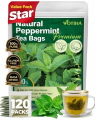Natural Peppermint Tea 180g.120 Herbal Tea 100% Natural Peppermint Leaves.Non…