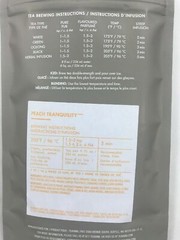 🍑🌈 🍑 NEW! 2 OZ TEAVANA PEACH TRANQUILITY HERBAL FACTORY SEALED TEA & TIN 🌈🍑