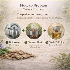 Cuachalalate Tea 4 oz | Wildcrafted Mexican Herbal Tea | 100 Natural, Non-GMO