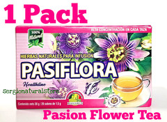 Plasifora Tea Herbal 25 bags TE de PASIFLORA Passion Flower Tea Free Shipping