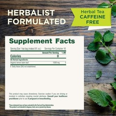 Traditional Medicinals Organic Lemon Balm Tea, 16 Tea Bags