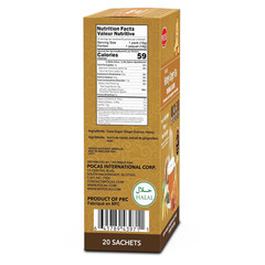 Honey Ginger Instant Tea Powder 2-Pack with Ginger Extract & Real Honey, Caffein