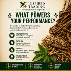Jamaican Caveman Brew – Strong Back Tea- 7 Powerhouse Roots-Stamina & Energy