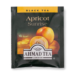 Ahmad Tea Apricot Sunrise Black Tea Bags 20 Count Fruity Flavor Antioxidant