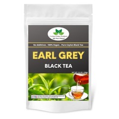 Earl Grey Loose Leaf Tea, Natural Bergamot Flavor Blended with Ceylon OP grade