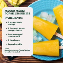 Ahmad Tea Mango Magic Black Tea 20 Count Naturally Caffeinated Flavorful Brew