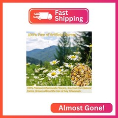 135 Premium Chamomile Tea Bags, Made with 100% Pure Natural Chamomile Flower, Ca