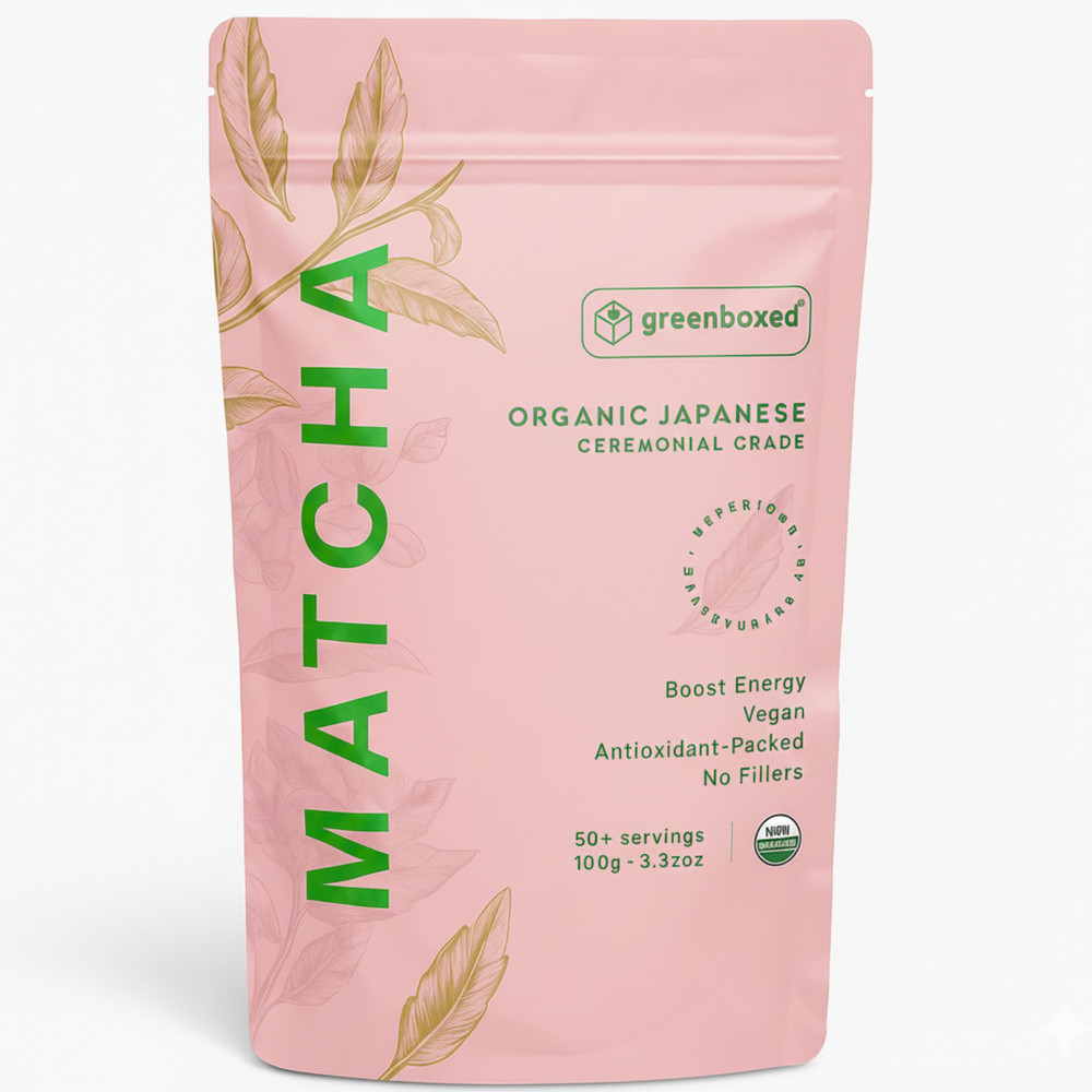 Organic Ceremonial Matcha Green Tea Powder – 100g – Japanese First Harvest