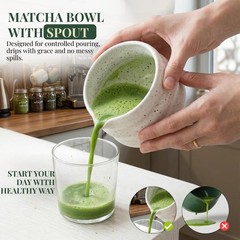 Matcha Whisk Set with Bowl, Frother, Spoon, Sifter, Scoop, Stand – Complete Kit
